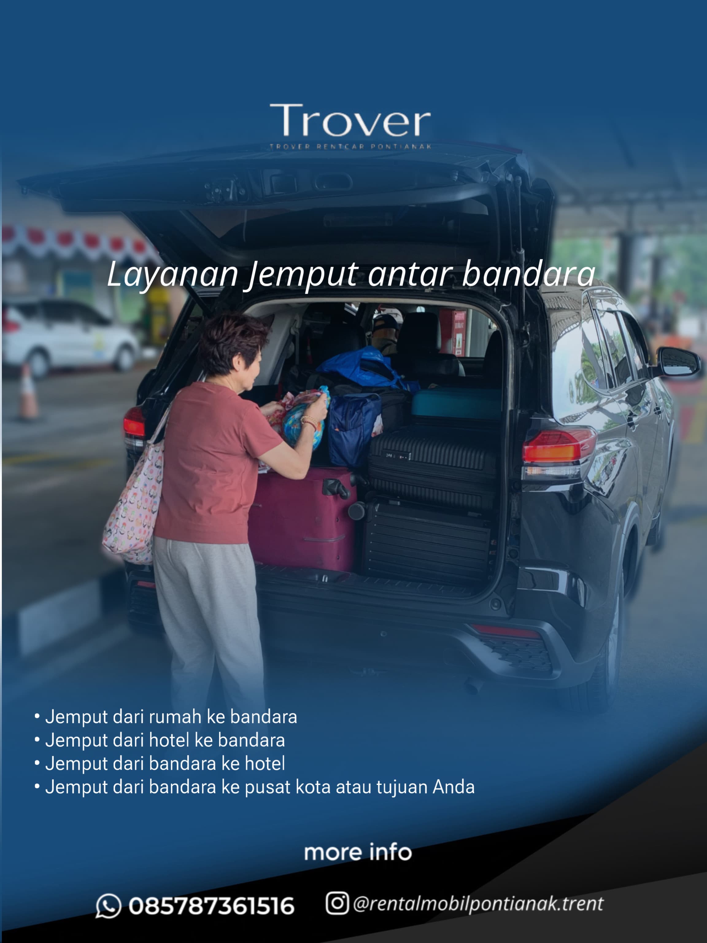 Layanan Antar Jemput Bandara Trover Rentcar Pontianak