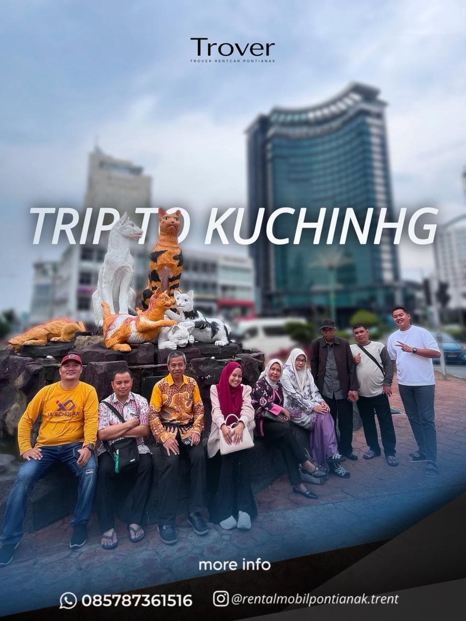Layanan Trip To Kuching Trover Rent Car Pontianak